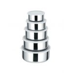 Caserole de inox 5buc/set,engross