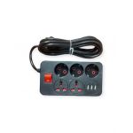 Prelungitor 3m cu 3 intrari usb,engross