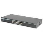 16-Port Gigabit Negru