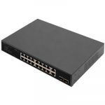 16+2Port 2Gigabit SFP PoE Negru