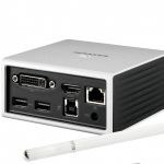4K Mini-ingst USB3 -&gt;4xUSB3/HDMI/DVI/LAN Argintiu