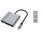 USB-C -&gt; 2xHDMI,USB-C PD,1xUSB3.0 0.25 gr