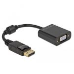 Displayport 1.2 Stecker &lt; VGA Buchse Black