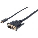 USB Typ C la DVI-Adapter 2m Negru