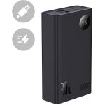 Adaman2 cu afisaj digital 20000mAh 30W 2 x USB / 1x USB tip C Power Delivery Quick Charge SCP, Oppo Super VOOC negru (PPAD050101)
