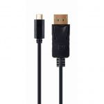 A-CM-DPF-02 USB-C to DisplayPort cable, 4K 60 Hz, 15cm, black