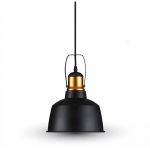 CORP SUSPENDAT PENTRU ILUMINAT MAX 60W IP20 ALUMINIU, NEGRU