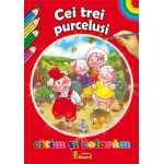 Citim si coloram - Cei trei purcelusi | Loredana Stefan