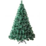 Brad de Craciun, Artificial, Pin, Aspect Nins, Suport Metalic Inclus, Asamblare Usoara, Ideal pentru Sarbatorile de Iarna, Verde, 150 cm