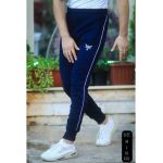 Pantaloni trening barbati gros vatuit cu dunga