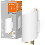 Aplica LED inteligenta SMART+ Wifi Orbis Wall Twist, 12W, 1200 lm, lumina alba (3000-6500K), dimabila, IP20, montaj aplicat, 127x230x95mm, Alb