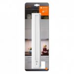 Aplica LED liniara pe baterii 4x1.5V LR6(AA), cu senzor de miscare PIR, 2.9W, 174 lm, lumina neutra (4000K), IP20, montaj aplicat, 30cm, Alb