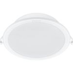 Spot LED incastrat Meson, 12.5W, 900 lm, lumina calda (3000K), IP20, 14cm, Alb