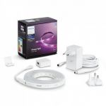 Banda LED RGB inteligenta Hue Lightstrip Plus, Bluetooth, 20W, 1700 lm, lumina alba si color (2000-6500K), IP20, 2 metri