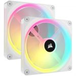 Ventilator iCUE LINK QX140 RGB 140mm Starter Kit White Two Fan Pack