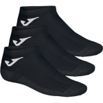 Set 3 Perechi Sosete Scurte Invisible Negru