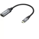 USB-C -&gt; HDMI 2.1 8K60Hz 0.15m Gri