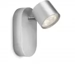 Spot LED myLiving Star, 4.5W, 500 lm, lumina calda (2700K), IP20, 11cm, Metal, Argintiu