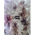 Beteala accesorizata cu Mos Craciun Engros, pentru bradul de Craciun, lungime 150 cm, diametru 9 cm