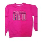 Bluza vatuita Engros pentru fete, cu model imprimat
