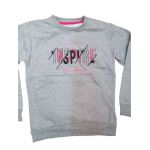 Bluza vatuita Engros pentru fete, cu model imprimat
