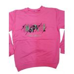 Bluza vatuita Engros pentru fete, cu model imprimat