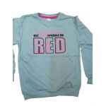 Bluza vatuita Engros pentru fete, cu model imprimat