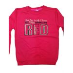 Bluza vatuita Engros pentru fete, cu model imprimat