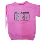 Bluza vatuita Engros pentru fete, cu model imprimat