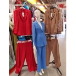 Set costum sacou cu pantaloni dacă de calitate cu pietre și accesorii engros
