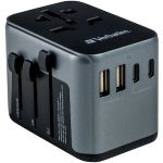 universal UTA-03, 6-in-1, 1xUSB-C, PD 30W, QC 3.0, 2xSB-C, 2xUSB-A