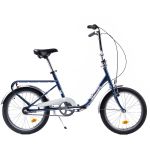 Bicicleta Practic Retro 20 inch, Otel, 3S Albastru