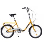 Bicicleta Practic Retro 20 inch, Otel, 3S Galben