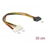 Cable Y- Power SATA male 15 pin &gt; 4 pin Molex female + 4 pin floppy