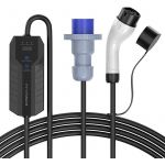 Incarcator de vehicul electric tip-2 ACG15 3,5 kW cu afișaj LCD (alb)