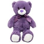 Violet Teddy Bear 35 cm