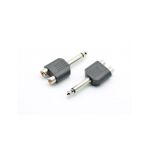 Adaptor Engros jack 6,3mm la 2 RCA mama