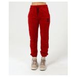 Pantaloni cocolino cu broderie pe picior, en-gross