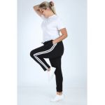 Pantaloni sport batal (xl-5xl), vatuiti, cu doua dungi laterale, en-gross