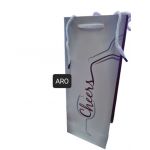 Pungi de cadou Engros, 36 x 12 x 8 cm, pentru vin, diverse modele de Craciun