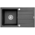 Chiuveta Promo 76x44 1B 1D black