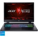 Gaming 17.3&#039;&#039; Nitro 17 AN17-51, QHD IPS 165Hz, Procesor Intel Core i5-13500H (18M Cache, up to 4.70 GHz), 16GB DDR5, 512GB SSD, GeForce RTX 4060 8GB, No OS, Black