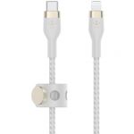 Cablu Date Booster Charge USB-C for Lightning silicone braided 2m white