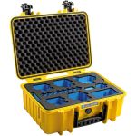 Carcasa GoPro Type 4000 Y yellow with GoPro 9/10 Inlay