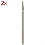 Dremel - 26157134JA - Freza diamantata, diametru 2 mm, 2 buc