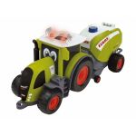 Happy People Claas Tractor With a round baler