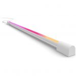 Tub LED RGB Hue Play Gradient Compact, pentru TV 40-55, 1540 lm, lumina alba si color (2000-6500K), 87.7cm, Aluminiu, Alb