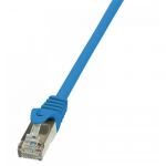 LOGILINK - Cablu Patchcord CAT5e F/UTP 7,5m albastru