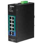 10-port Industrial Gbit PoE+ L2 metall IP30