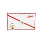 Bratara reglabila Martisor, snur elastic, Elefant Norocos, model 2024, en-gros